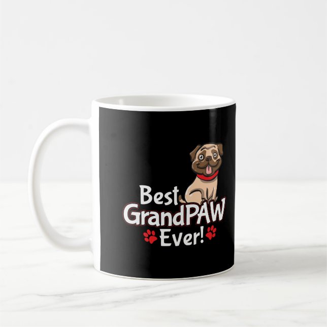 Caneca De Café Melhor Vovô GrandPAW Nunca (Esquerda)