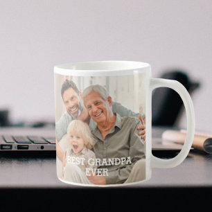 Caneca De Café Melhor Vovô Já Criou Foto Personalizada