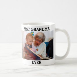Caneca De Café Melhor Vovó Já Personalizada Foto Cria Sua Própria