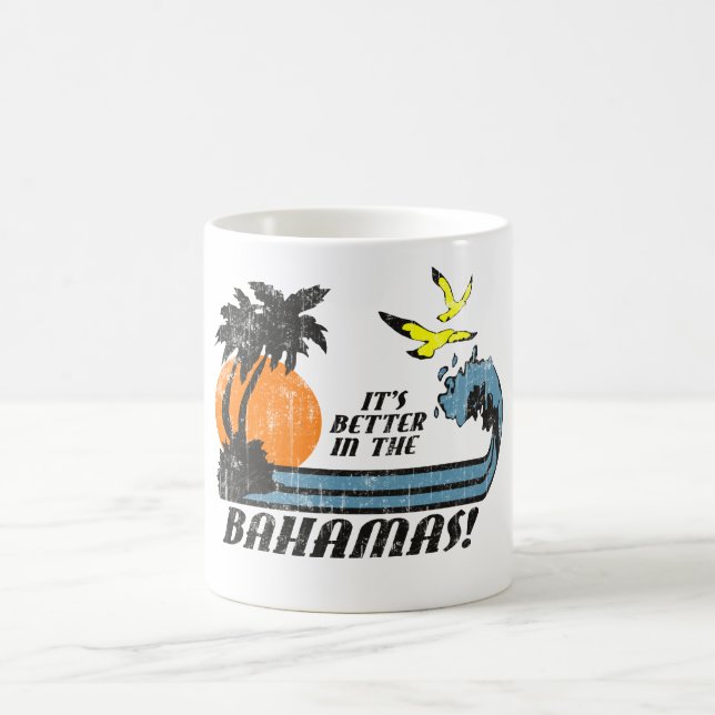 Caneca De Café Melhore em Bahamas desvaneceu-se (Centro)