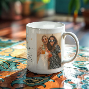 Caneca De Café Melhores Amigas Irmãs do Soul Moderno 2 Fotos
