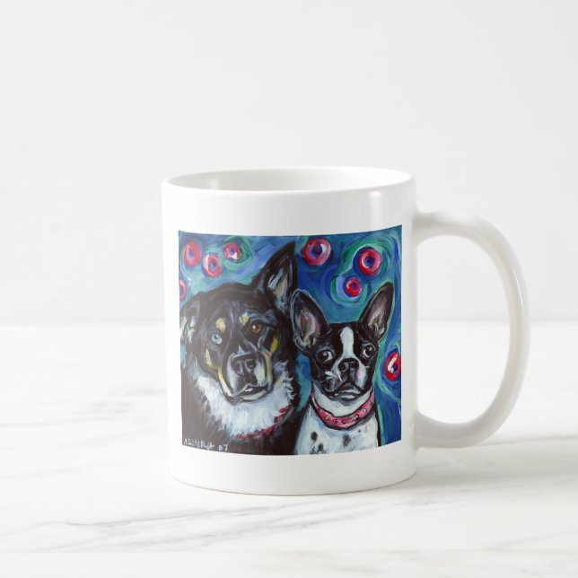 Caneca De Café Melhores amigos Bruno & Fergie (Direita)