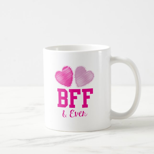 Caneca De Café Melhores amigos de BFF para sempre (Direita)