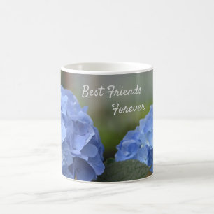 Caneca De Café Melhores Amigos para Hídrangas de sempre