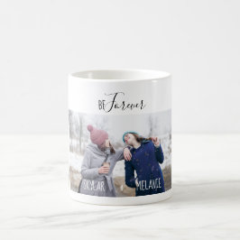 Caneca De Café Melhores Amigos para Múltiplas Fotos Mínimas Moder