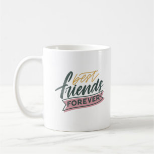 Caneca De Café Melhores Amigos para sempre - presente de amizade