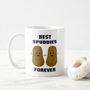 Caneca De Café Melhores Amiguinhos de Batata Para Sempre