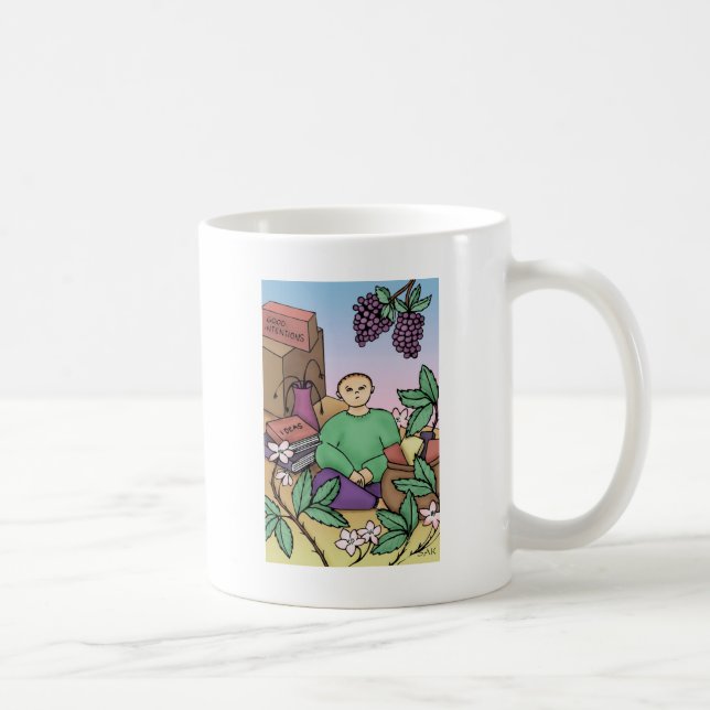 Caneca De Café Melhores intenções (Direita)