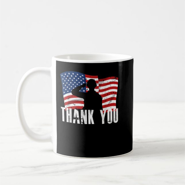 Caneca De Café Melhores Ofertas Militares de Homens Camisetas Mul (Esquerda)