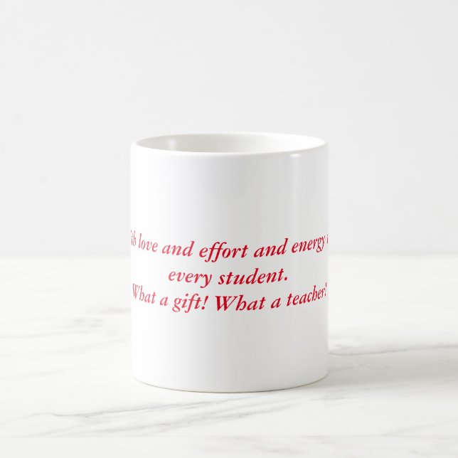 Caneca De Café Melhores Presentes de Agradecimento para Professor (Centro)