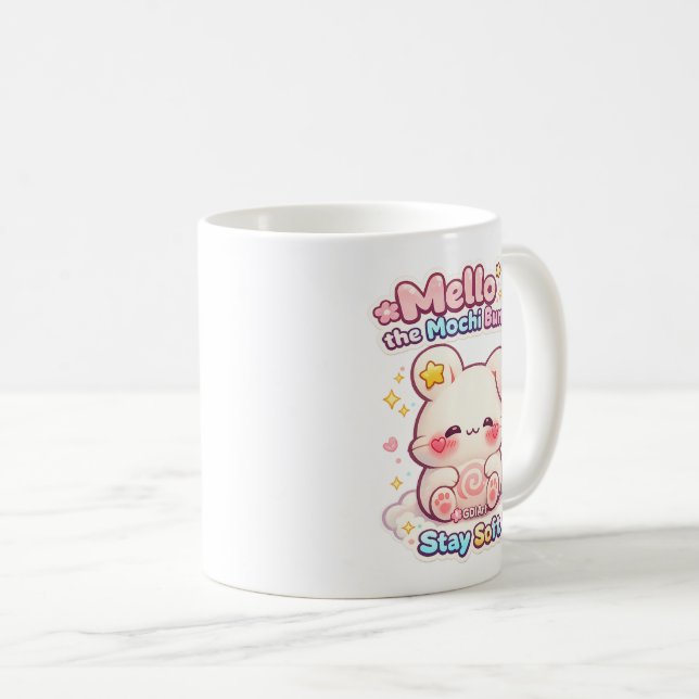 Caneca De Café Mello o Coelho de Mochi (Frente Esquerda)