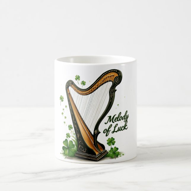Caneca De Café Melody of Luck Harp (Centro)
