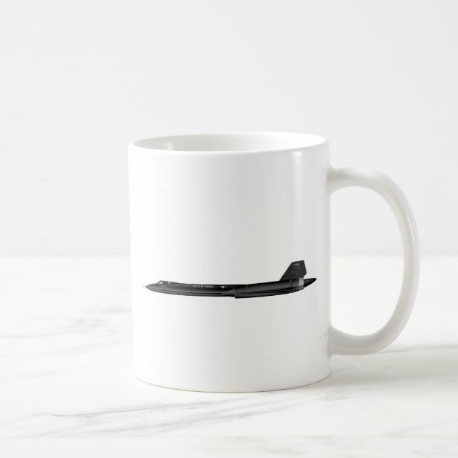 Caneca De Café Melro de Lockheed SR-71A (Direita)