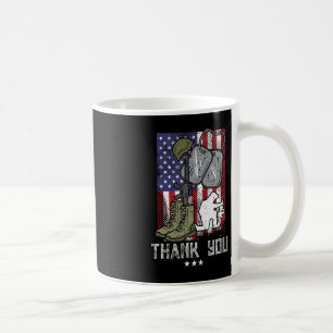 Caneca De Café Mem Bota Bandeira EUA Arma Capacete Tag Soldado Ob