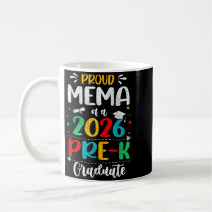 Caneca De Café Mema Orgulhosa De Um Graduado Pré K De 2026 Menino