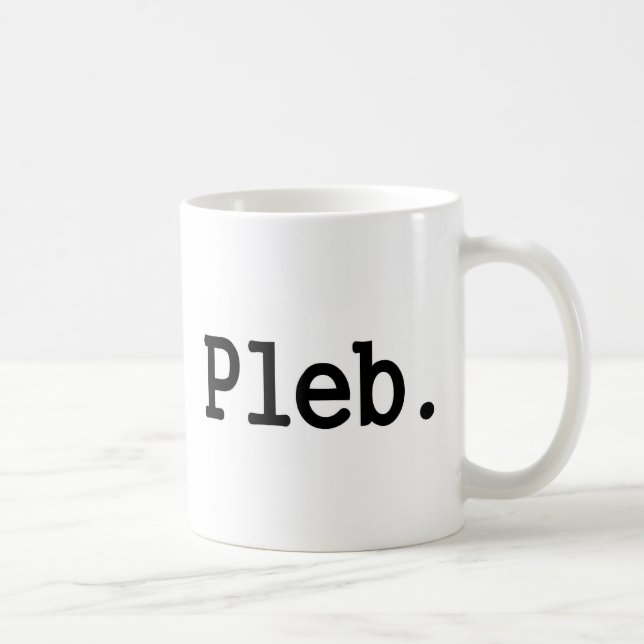 Caneca De Café membro de pleb.a de uma classe social desprezada (Direita)