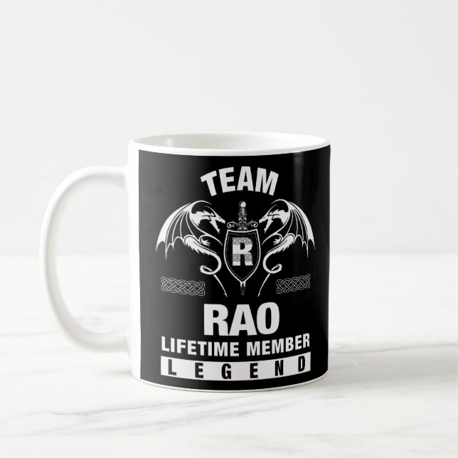 Caneca De Café Membro do Time Rao (Esquerda)