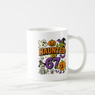 Caneca De Café Meme Assombrado 67 Seis Sete 6-7 Piada Divertida d