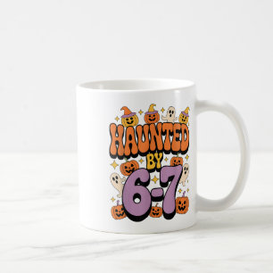 Caneca De Café Meme Assombrado 67 Seis Sete 6-7 Piada Engraçada d