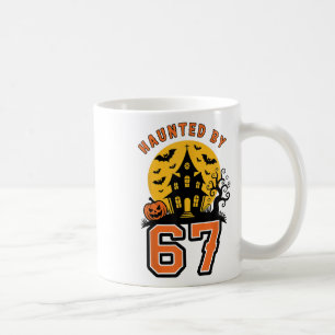 Caneca De Café Meme Assombrado 67 Seis Sete 6-7 Piada Engraçada d