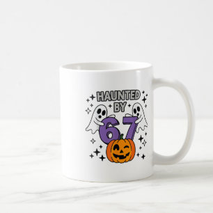 Caneca De Café Meme Assombrado 67 Seis Sete 6-7 Piada Engraçada d
