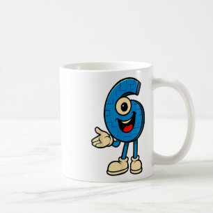 Caneca De Café Meme Brainrot 67 Seis Sete 6-7 Piada da Internet E