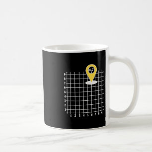 Caneca De Café Meme Coordenada 6 Número 67 Seis Sete 