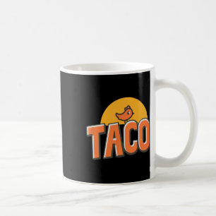 Caneca De Café Meme de Frango Engraçado Taco da Moda Trump Sempre