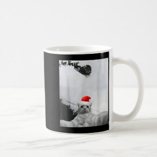 Caneca De Café Meme de Gatos Gato Engraçado Selfie Com Chapéu de