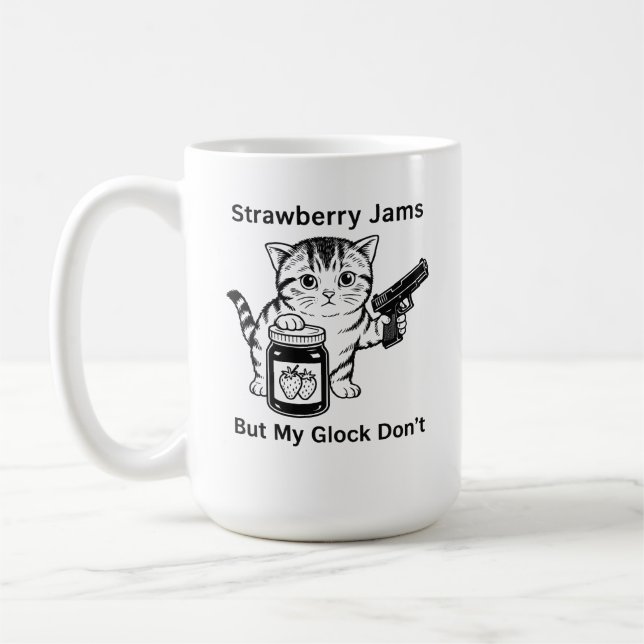 Caneca De Café Meme de Humor TDAH – Pode Repetir a Parte (Esquerda)