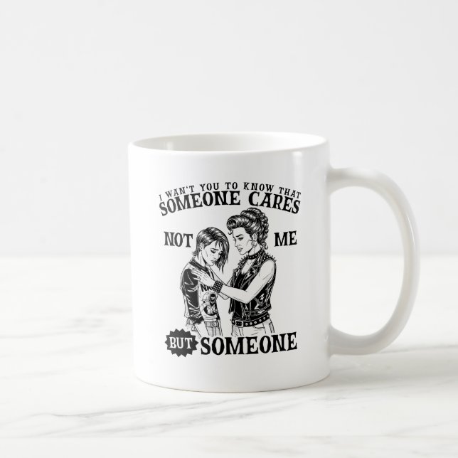 Caneca De Café Meme de Suporte Divertido de Punk Rock (Direita)
