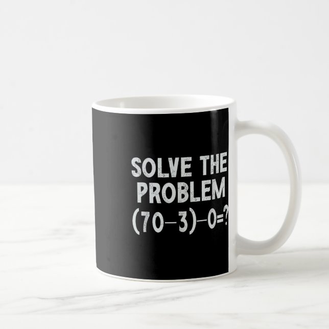 Caneca De Café Meme Divertido 67 Pemdas Professor de Matemática E (Direita)
