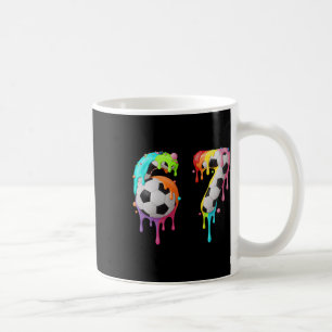 Caneca De Café Meme Divertido Infantil 67 Número Seis 6 Sete 7 So