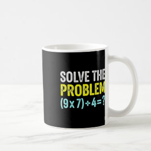 Caneca De Café Meme engraçado 67 Seis Sete Professor de Matemátic