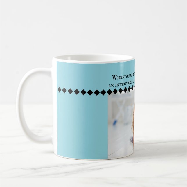 Caneca De Café Meme Mug Introduvertido (Esquerda)