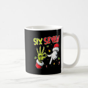 Caneca De Café Meme Número 67 Irmão Gíria Seis Sete Natal Mão