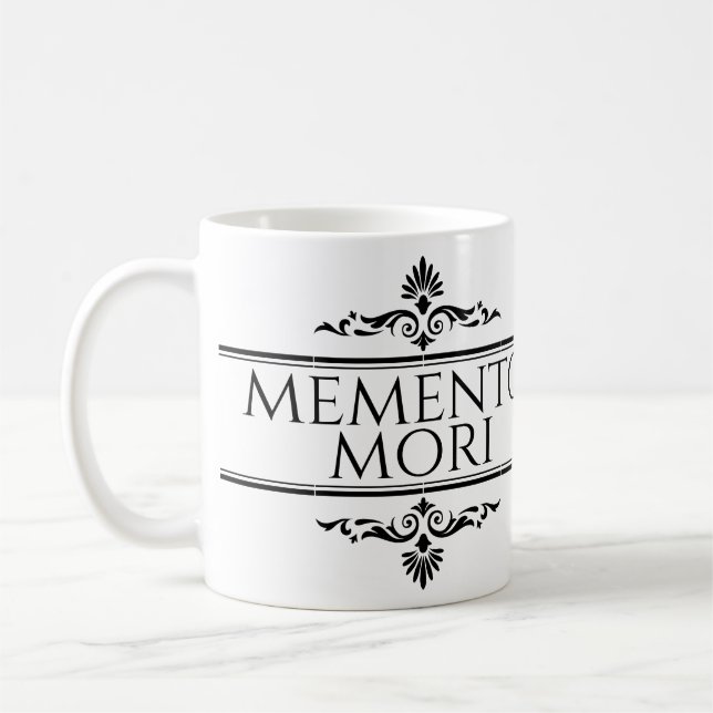 Caneca De Café Memento Mori (Esquerda)