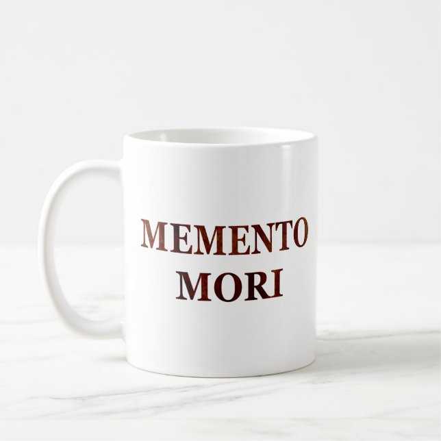 Caneca De Café Memento mori (Esquerda)