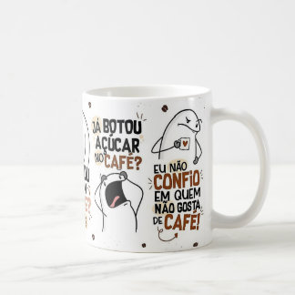 Caneca De Café Memes Engraçados em Português Humor Brasileiro