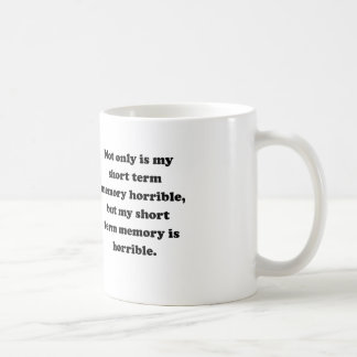 Caneca De Café Memória a curto prazo