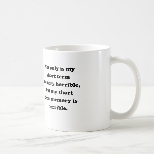 Caneca De Café Memória a curto prazo (Direita)