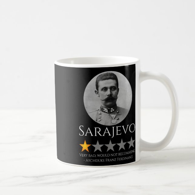 Caneca De Café Memória da História - Archduke Franz Ferdinand - W (Direita)