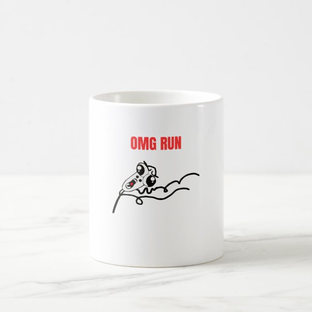 Caneca De Café Memória de Cara de Execução Omg (Centro)