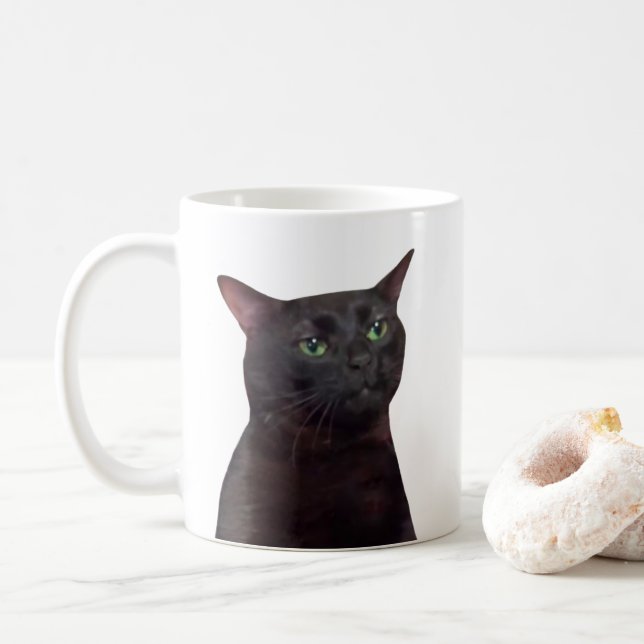Caneca De Café Memória De Gato Com Saída Zonelada (Com Donut)
