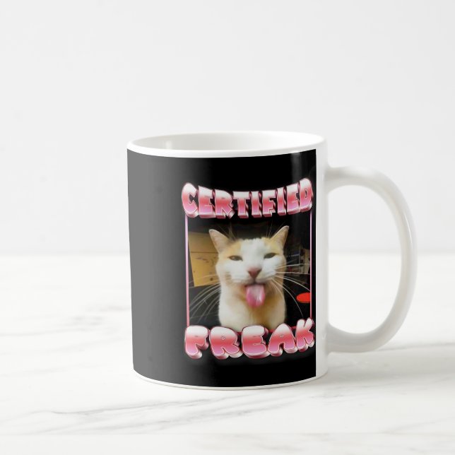Caneca De Café Memória de Gato Engraçado - Memória de Gato Engraç (Direita)