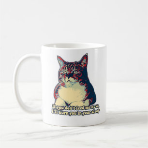 Caneca De Café Memória de gato grumpy engraçada para donos de gat