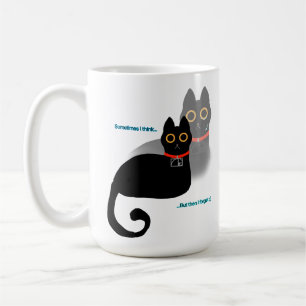 Caneca De Café Memória de Gato Preto Esquecida