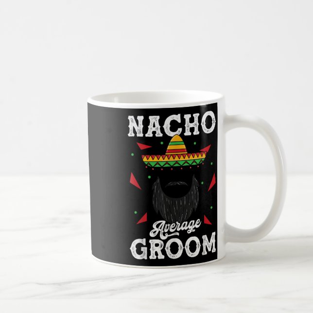 Caneca De Café Memória Engraçada de Groom Média de Nacho com Cobe (Direita)
