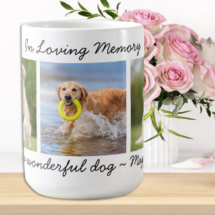 Caneca De Café Memória Personalizada Pet Memorial 3 Foto Em Memór