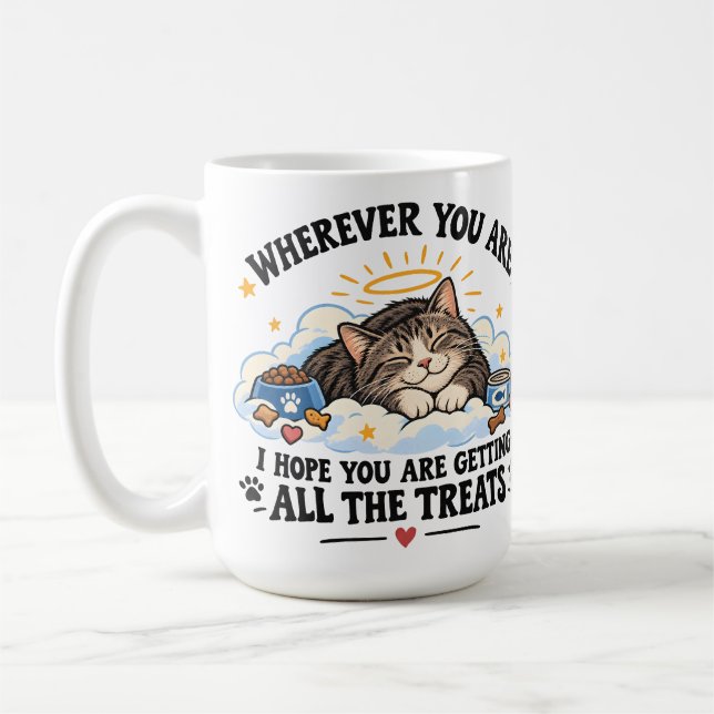 Caneca De Café Memorial de Gato Perdido (Esquerda)